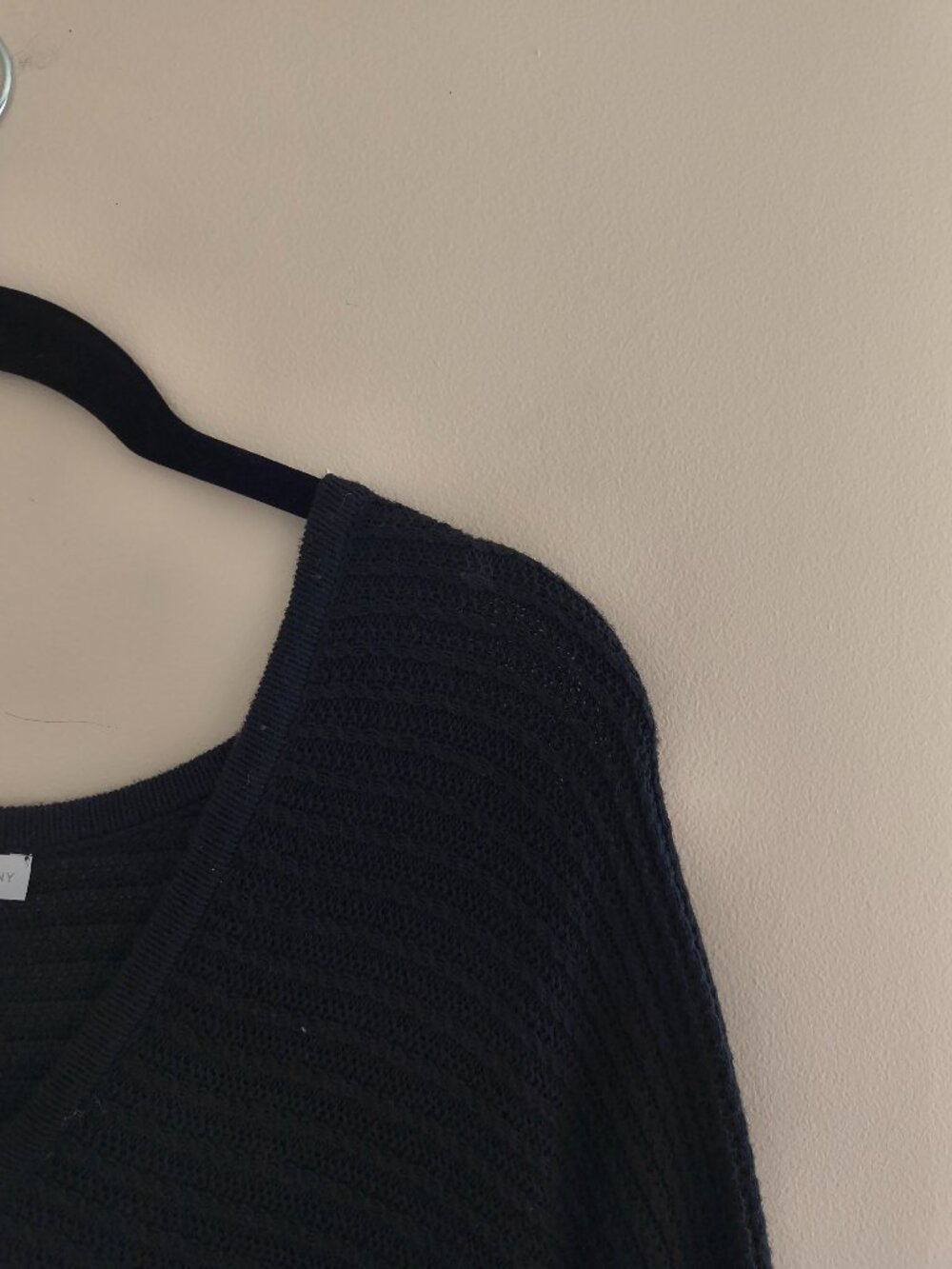 New York & Company Black Long Knit Sweater